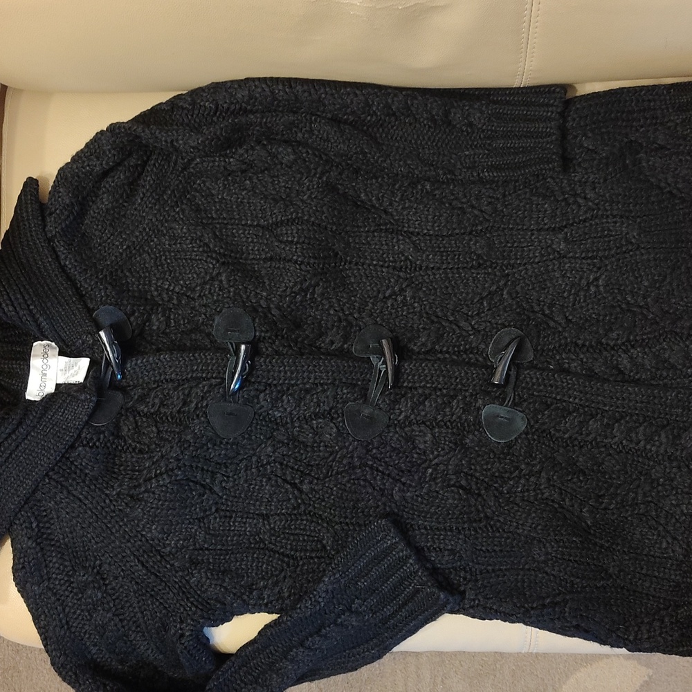 NWOT BLOOMINGDALE'S CHUNKY  CARDIGAN SWEATER  COAT SIZE S